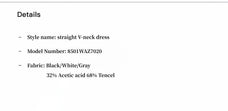 Elegant and intellectual triacetate Tencel blended skin - friendly transparent splicing design V - neck dress - variant_title
