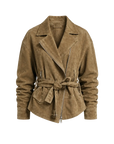 Firelady Fur Women's Sheepskin Moto Jacket "Modern Times"- Trendy Biker Coat