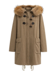 Letrans Women's Down Parka with Detachable Raccoon Fur Collar & 90% Goose Down "Muye Kingdom"