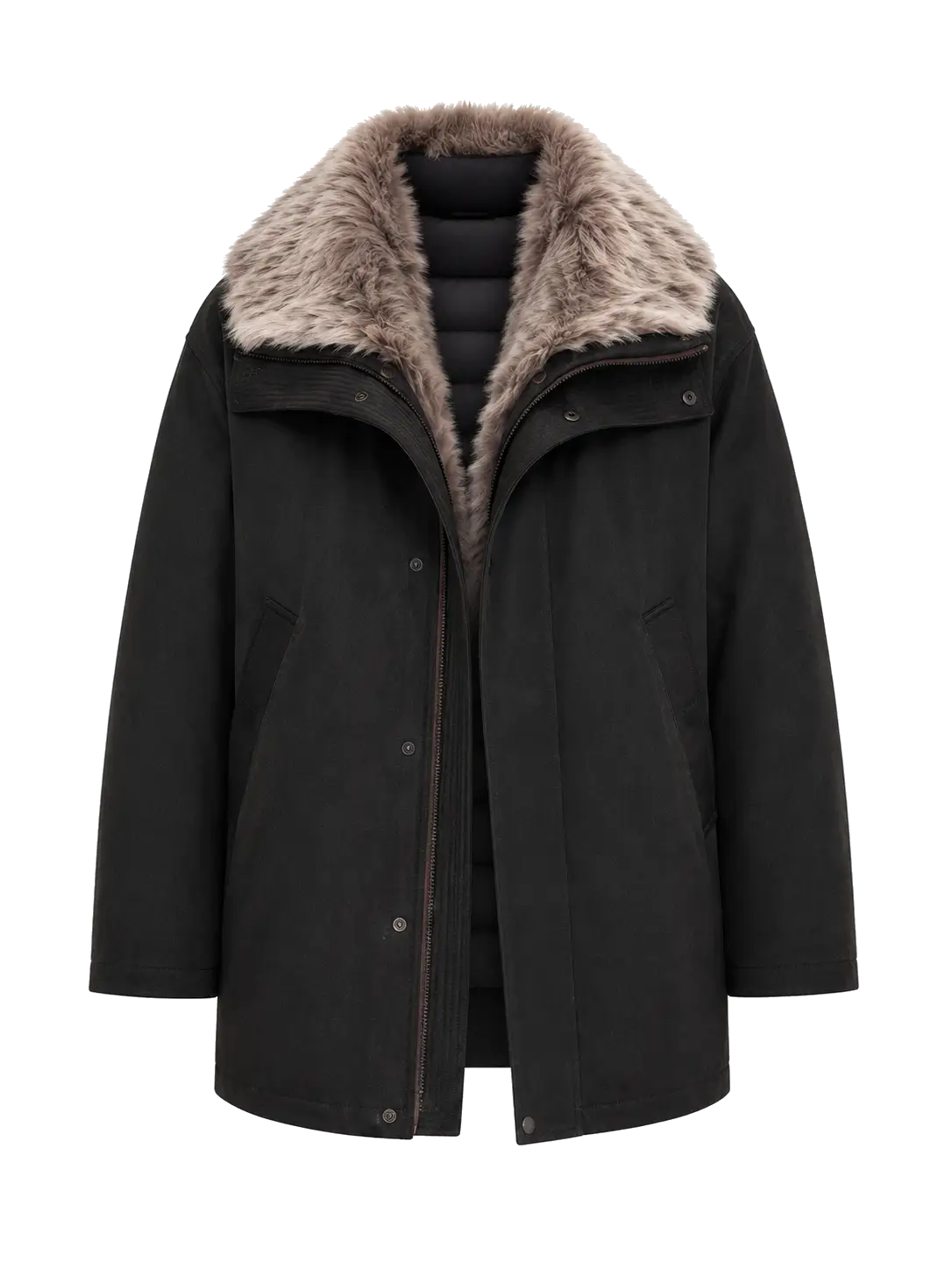 Firelady Fur Women's Down Parka with Detachable Tokaj Fur Collar &amp; 90% Goose Down "Ode to the Stars"