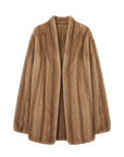 Fairy Mountain Dew Paschen mink V-neck coat, transparent product view