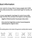 Fairy Mountain Dew mink materials, lining, auction source and care information