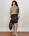 [FF×JW Collaboration Warm Exclusive] Classic Mohair Pullover Sweater with Textured Knit and Warmth - Enhancing Round Neck - variant_title