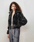 FF×JW Dapple Manor Fashionable Casual Warm Stand Collar Merino Sheepskin Jacket - variant_title