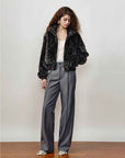 FF×JW Dapple Manor Fashionable Casual Warm Stand Collar Merino Sheepskin Jacket - variant_title