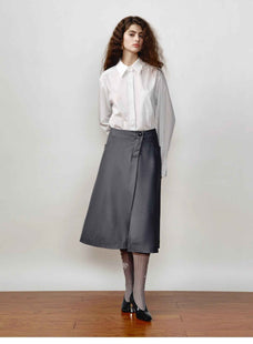 [FF×JW Ghosn Stripe] Lapel contrast classic striped shirt - variant_title