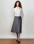 [FF×JW Ghosn Stripe] Lapel contrast classic striped shirt - variant_title