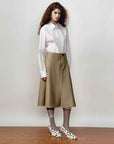 [FF×JW Ghosn Stripe] Lapel contrast classic striped shirt - variant_title