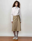 [FF×JW Ghosn Stripe] Lapel contrast classic striped shirt - variant_title
