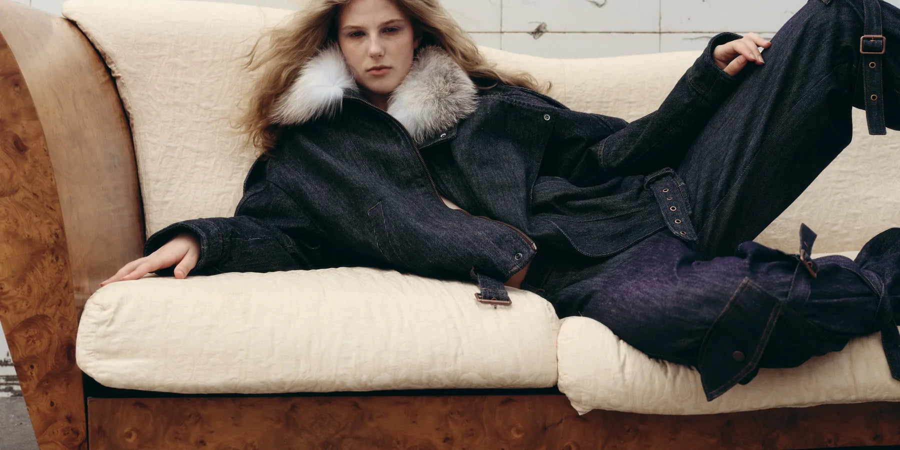 Soft fur surface for checking condition shine density and resale confidence