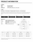 Firelady Fur Fawn Reverie rabbit fur jacket size chart and fabric care