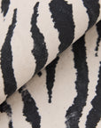 Firelady Fur [FF×JW Collaboration] Rabbit Fur and Zebra Print Denim Fur Bag - variant_title