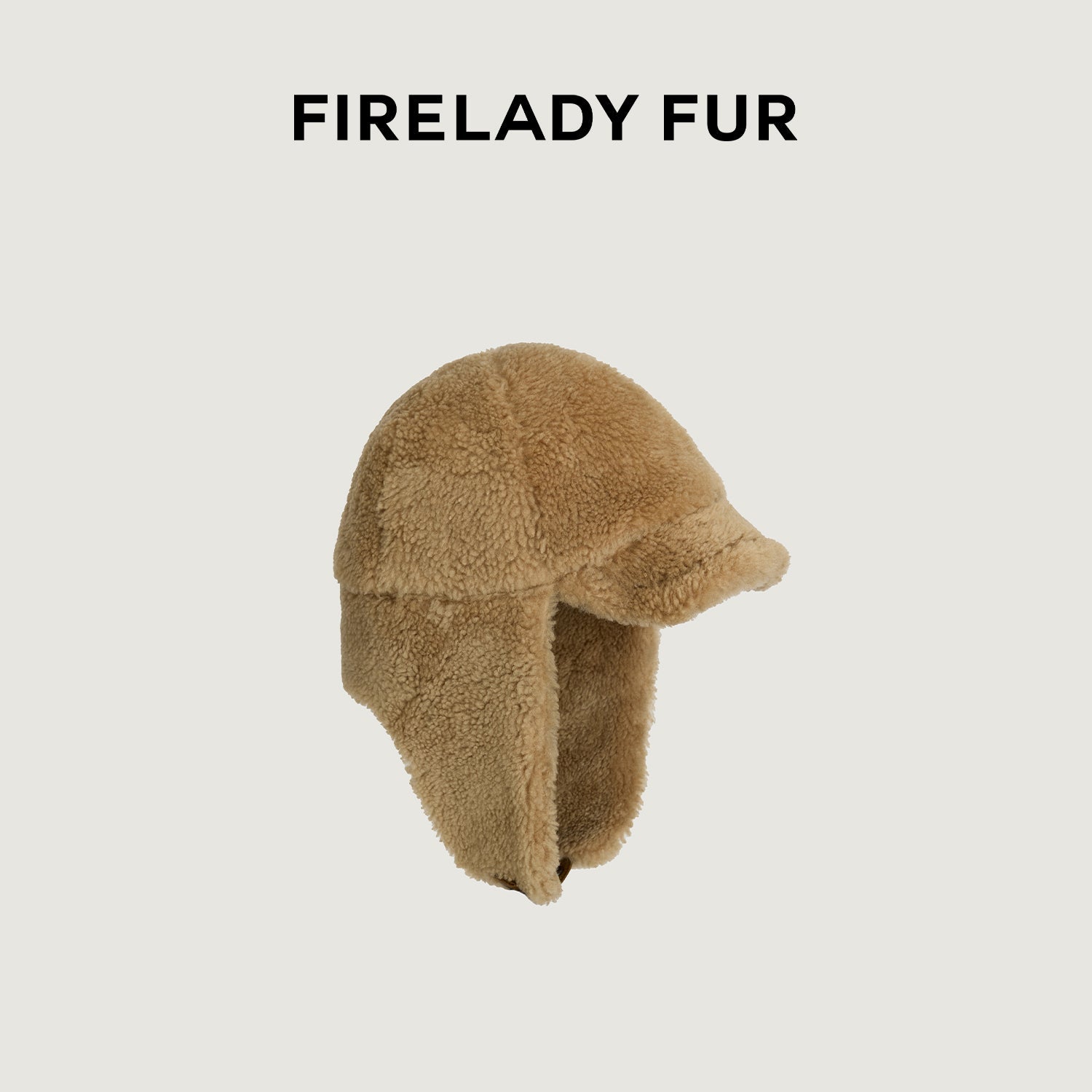 Firelady Fur fur hat with a high - quality feel, three colors of soft, fluffy, rice - grain wool for a warm and cozy look - variant_title