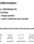 Firelady Fur Italian Tuscan Shearling V - Neck Coat "Freezing Point Rum" - variant_title