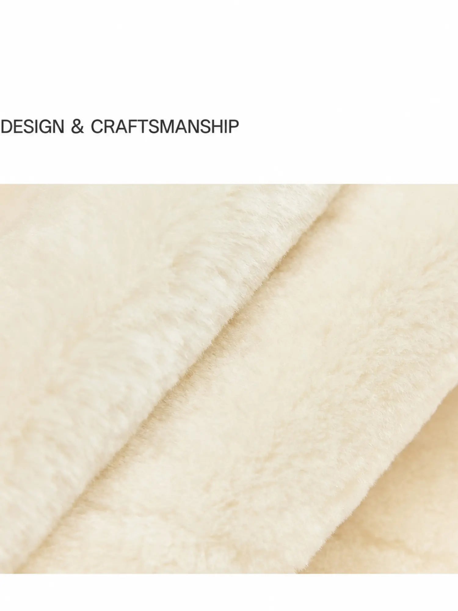 Merino shearling jacket design and craftsmanship details