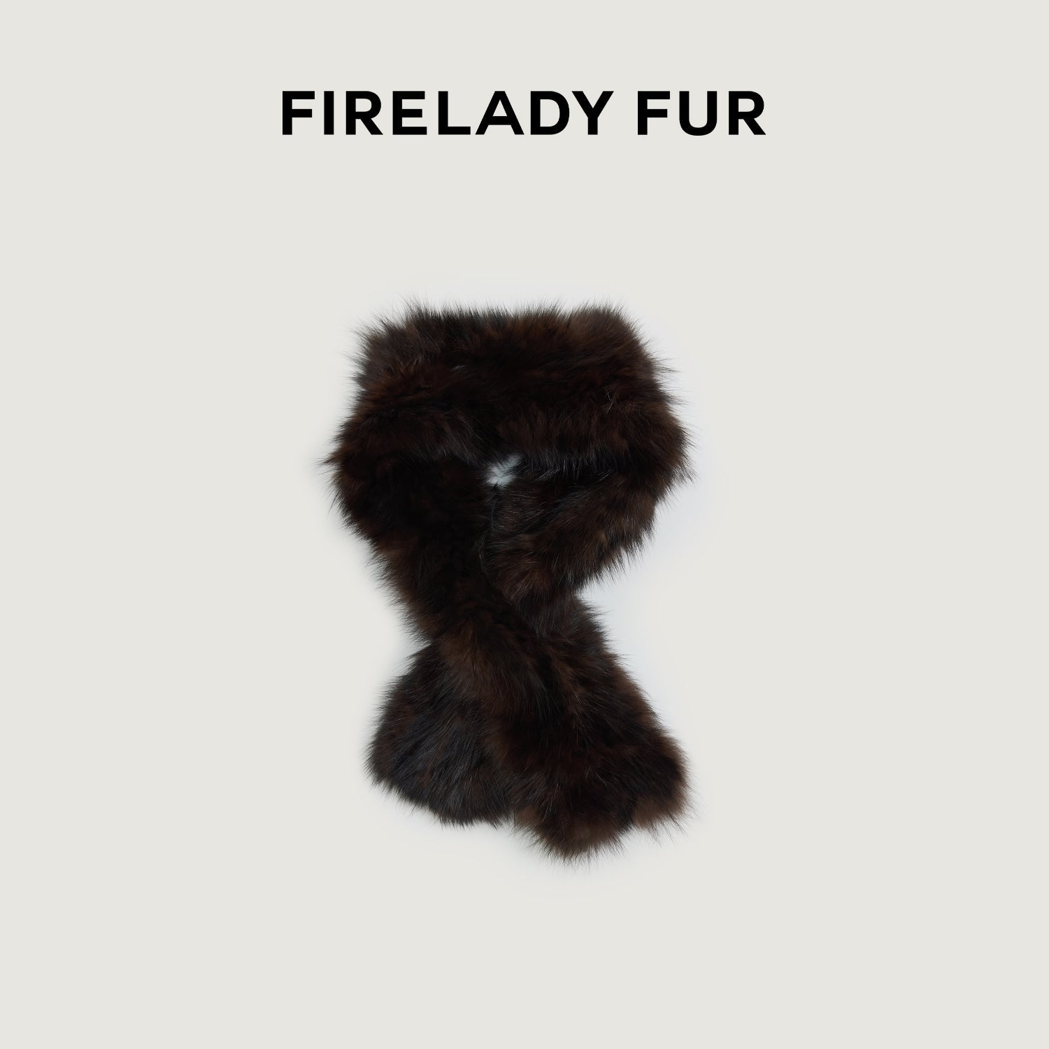 Firelady Fur Mink Fur Scarf Russian Imported Fashionable Retro Old Money Style Plain Weave - variant_title
