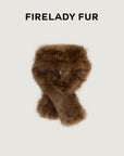 Firelady Fur Mink Fur Scarf Russian Imported Fashionable Retro Old Money Style Plain Weave - variant_title