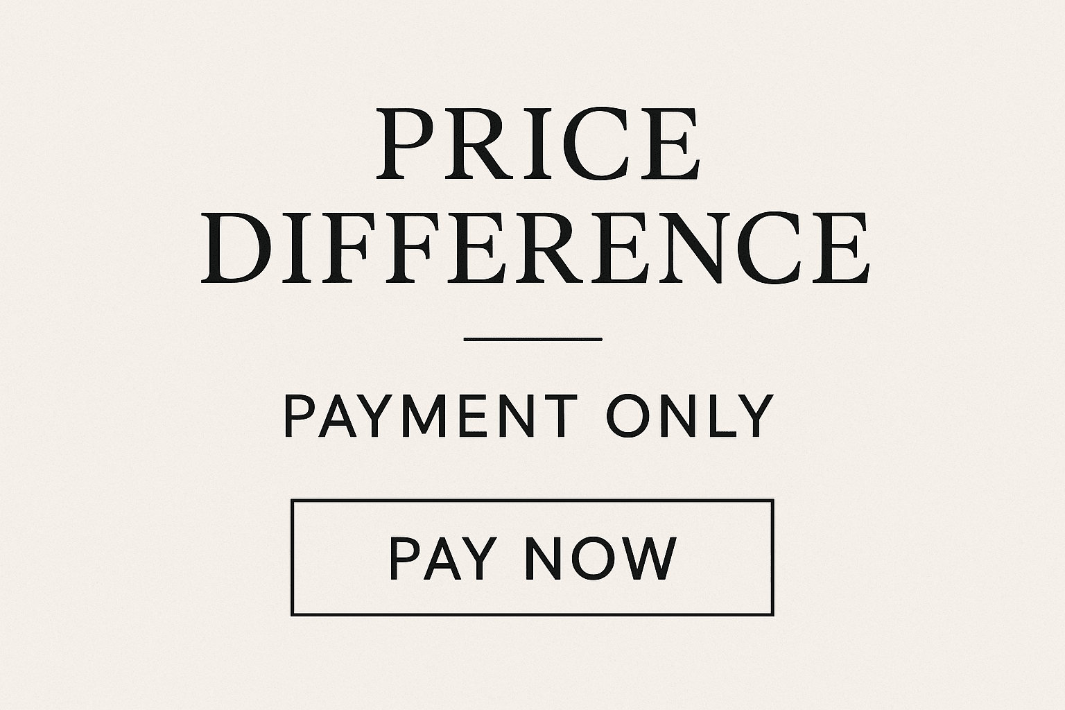 Firelady Fur Price Difference Payment Link - variant_title