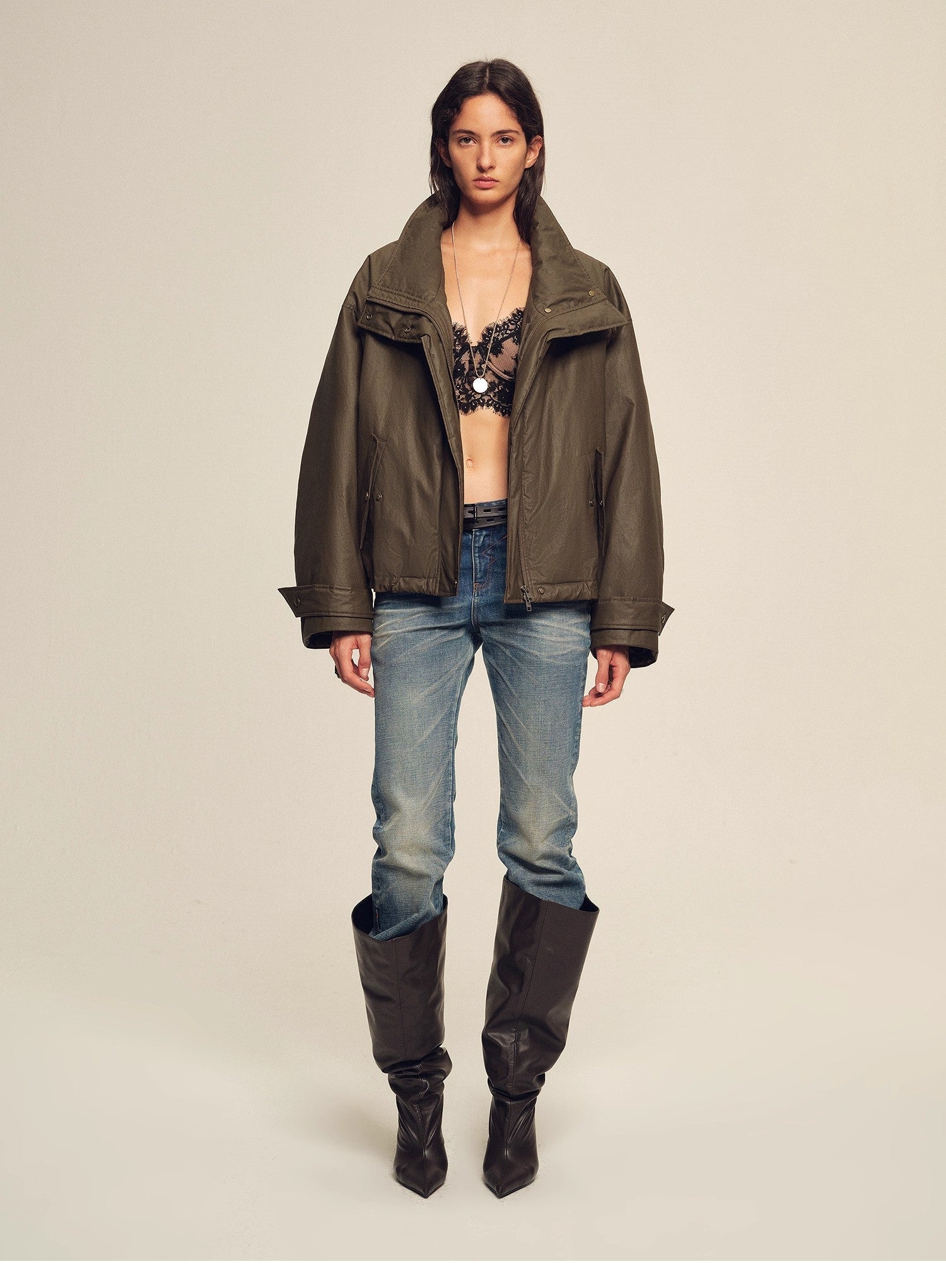 Firelady Fur Women's down fur parka Coyote and Raccoon Fur Collar - “The long night is coming” - variant_title