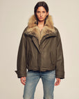 Firelady Fur Women's down fur parka Coyote and Raccoon Fur Collar - “The long night is coming” - variant_title