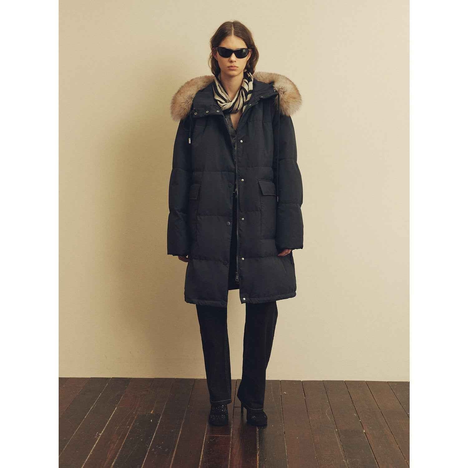 美品☆ベロアノア バイ フォクシー Lady Parka ボールチェーン 42 CHELSEA | SHEARLING TRIMMED PARKA – Nicole Benisti