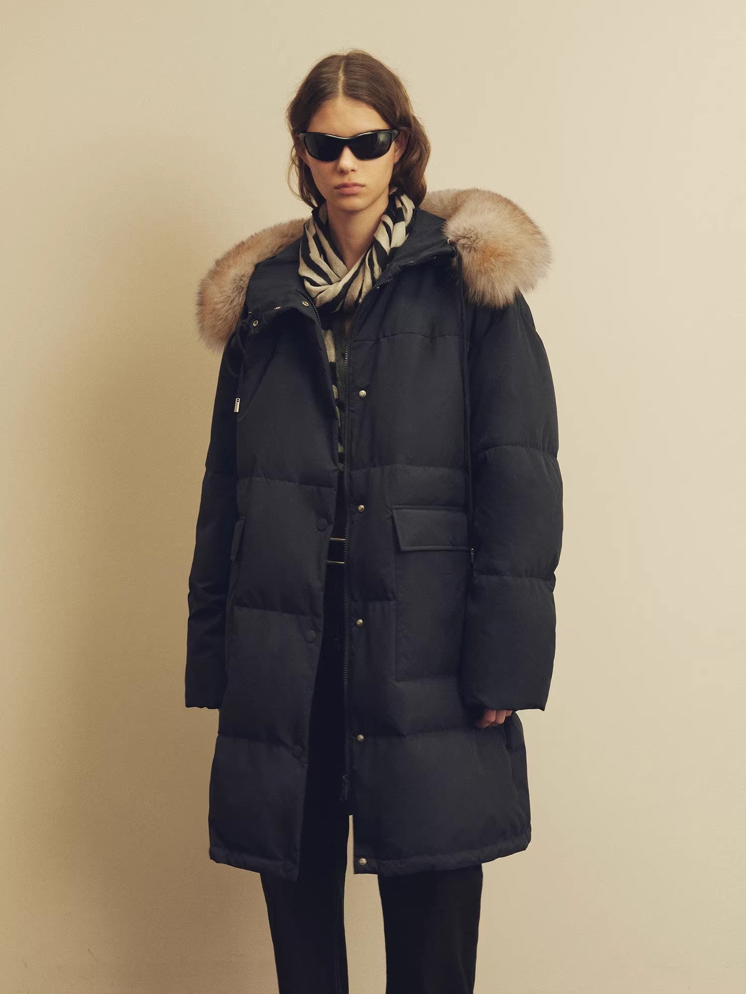 美品☆ベロアノア バイ フォクシー Lady Parka ボールチェーン 42 美品☆ベロアノア バイ フォクシー Lady Parka ボールチェーン 42