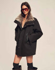 Firelady Fur Women's Down Parka with Detachable Tokaj Fur Collar & 90% Goose Down "Ode to the Stars" - variant_title