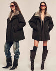 Firelady Fur Women's Down Parka with Detachable Tokaj Fur Collar & 90% Goose Down "Ode to the Stars" - variant_title