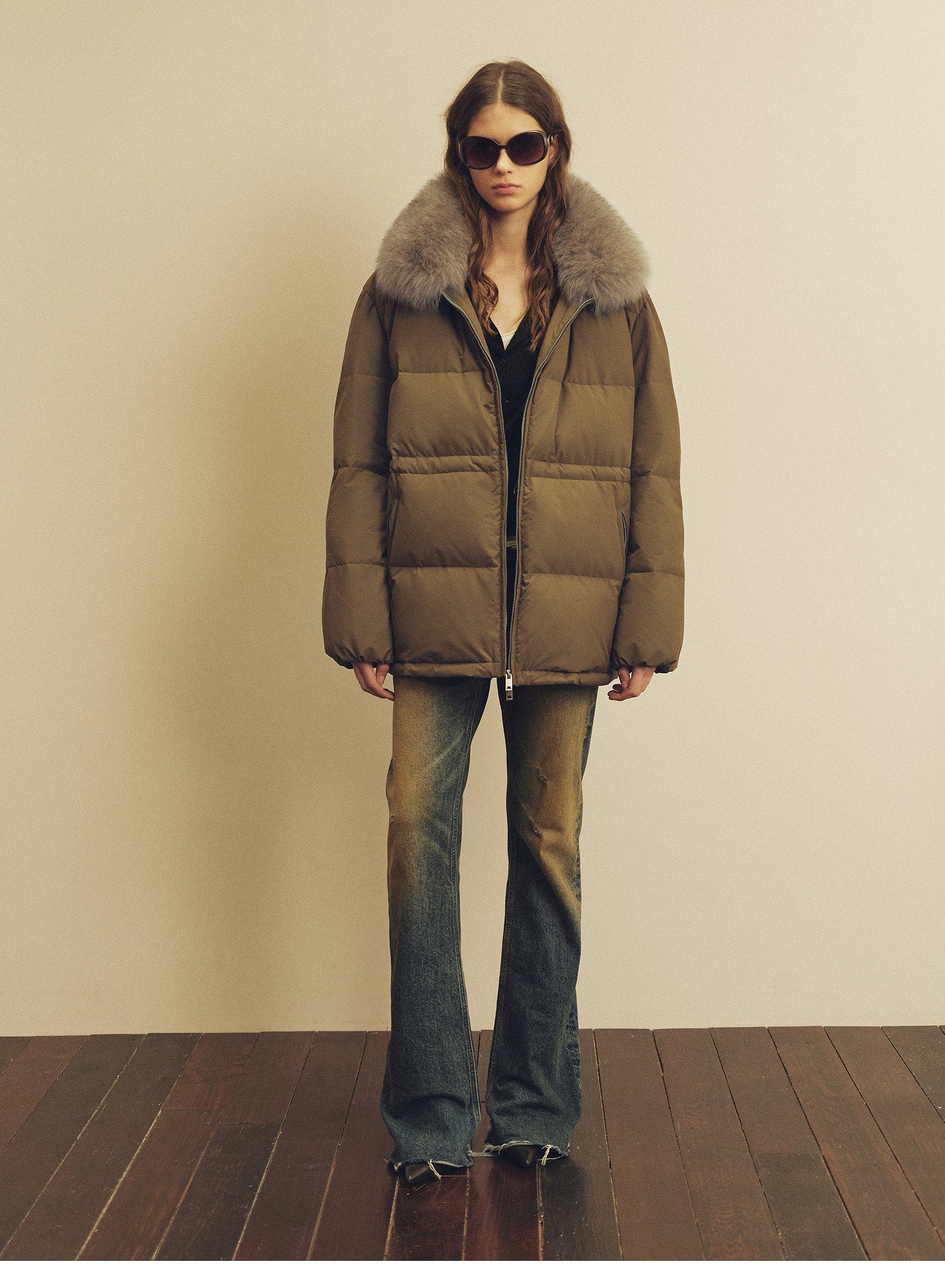 Firelady Fur Women's Fur - Trim Down Parka | Detachable Fox Fur Hood &amp; 90% White Goose Down Fill“Frost Wild” - variant_title