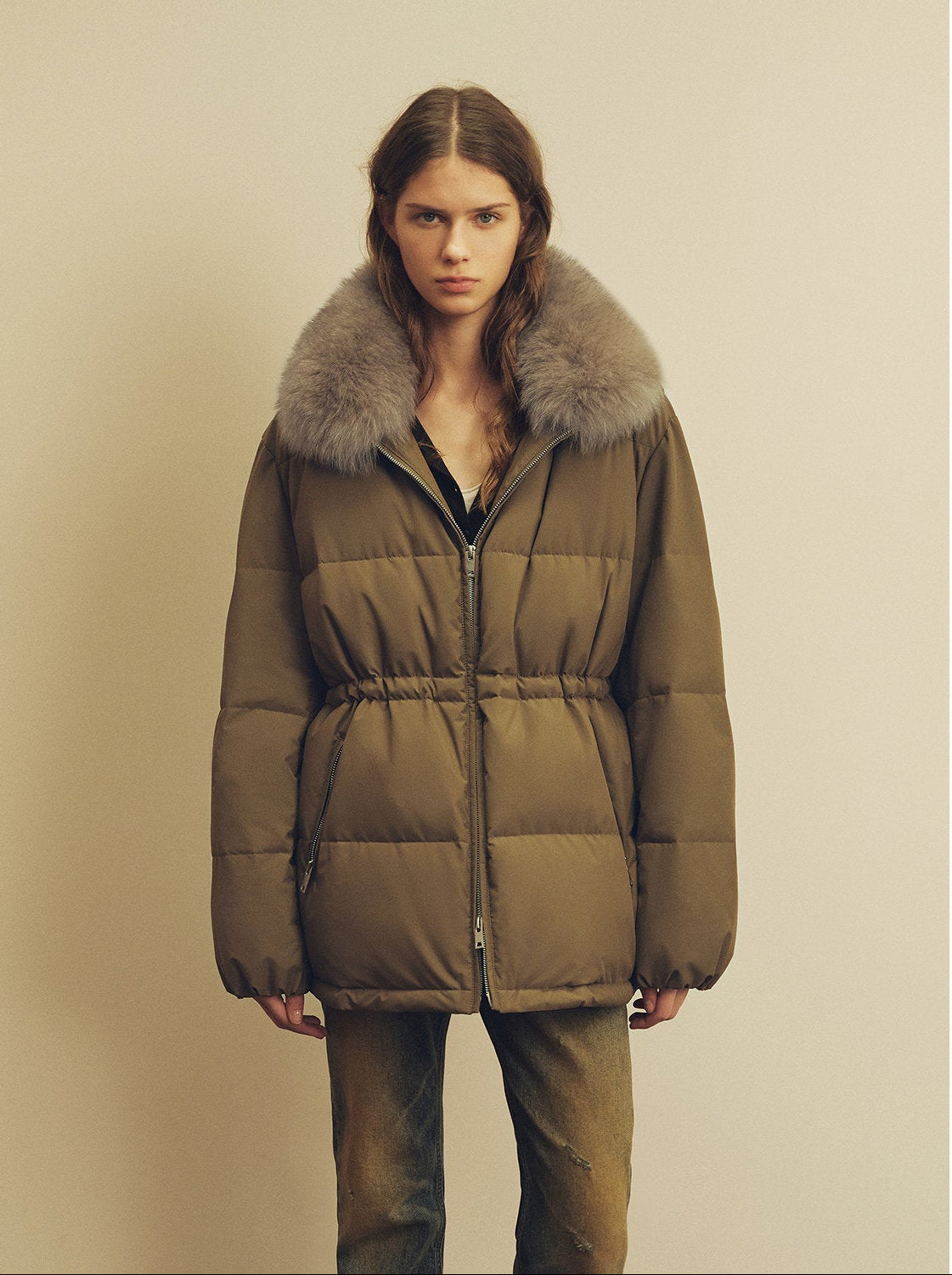 Firelady Fur Women's Fur - Trim Down Parka | Detachable Fox Fur Hood & 90% White Goose Down Fill“Frost Wild” - variant_title