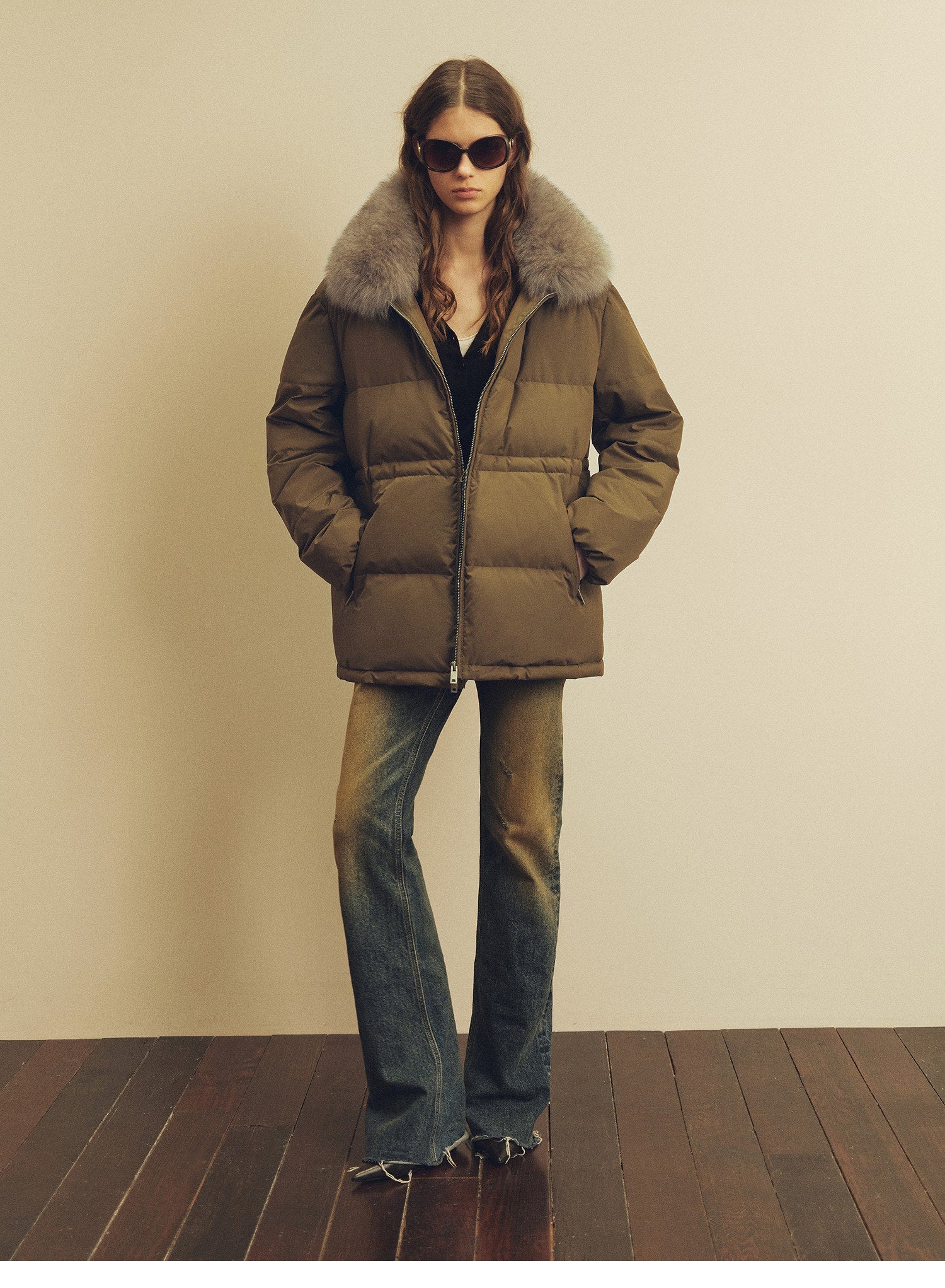 Firelady Fur Women's Fur - Trim Down Parka | Detachable Fox Fur Hood &amp; 90% White Goose Down Fill“Frost Wild” - variant_title