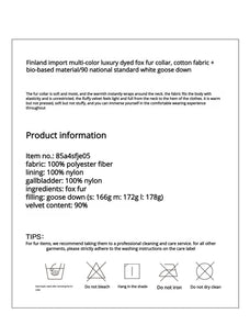 Firelady Frost Wild fur-trim down parka product information