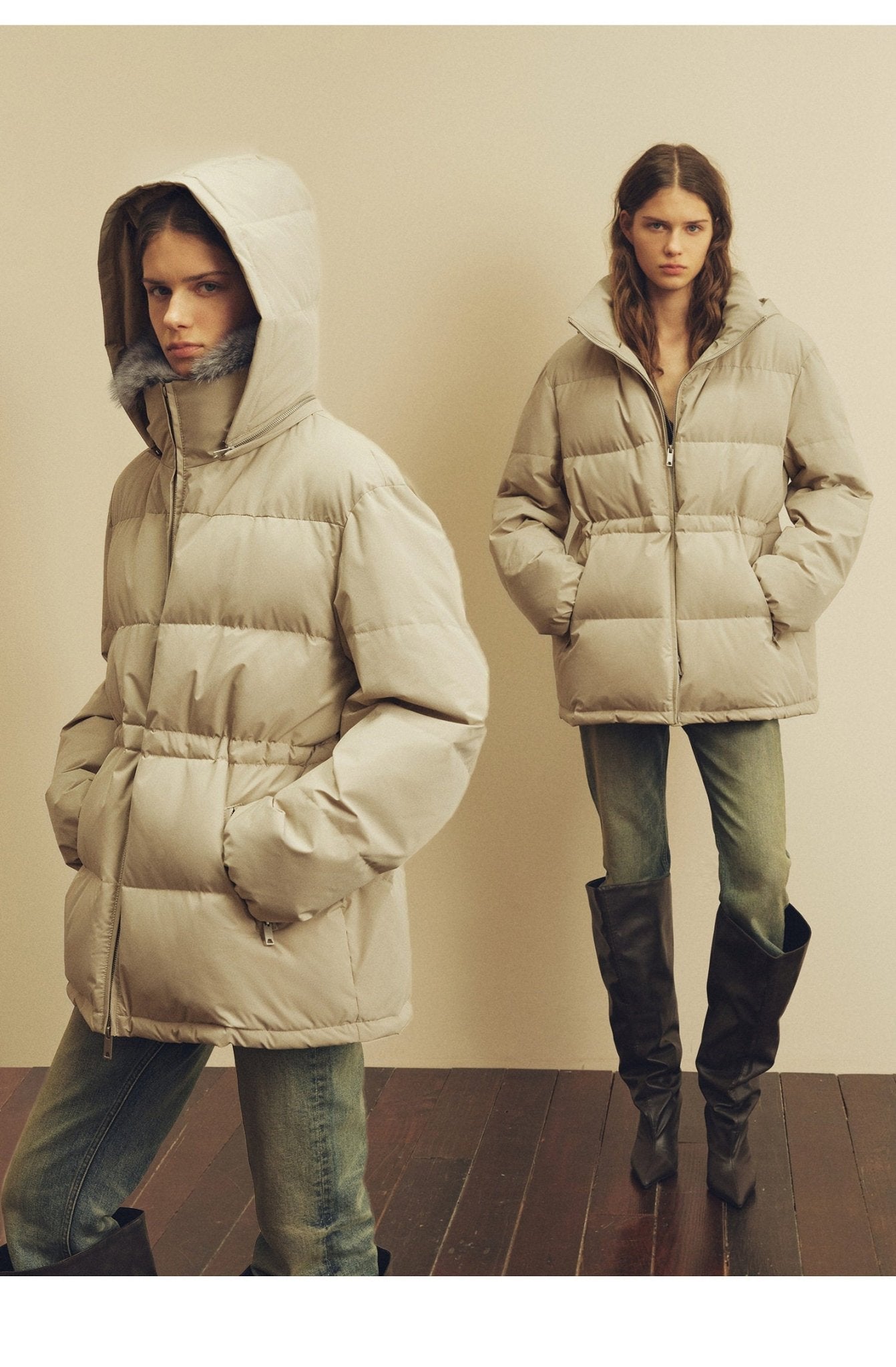 Firelady Fur Women's Fur - Trim Down Parka | Detachable Fox Fur Hood &amp; 90% White Goose Down Fill“Frost Wild” - variant_title