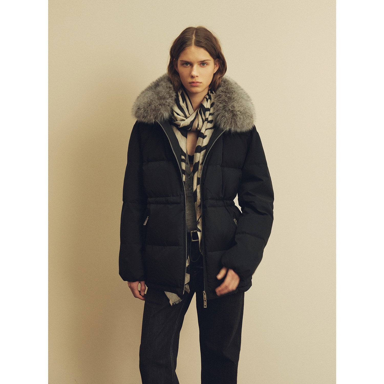 Firelady Fur Women's Fur - Trim Down Parka | Detachable Fox Fur Hood &amp; 90% White Goose Down Fill“Frost Wild” - variant_title