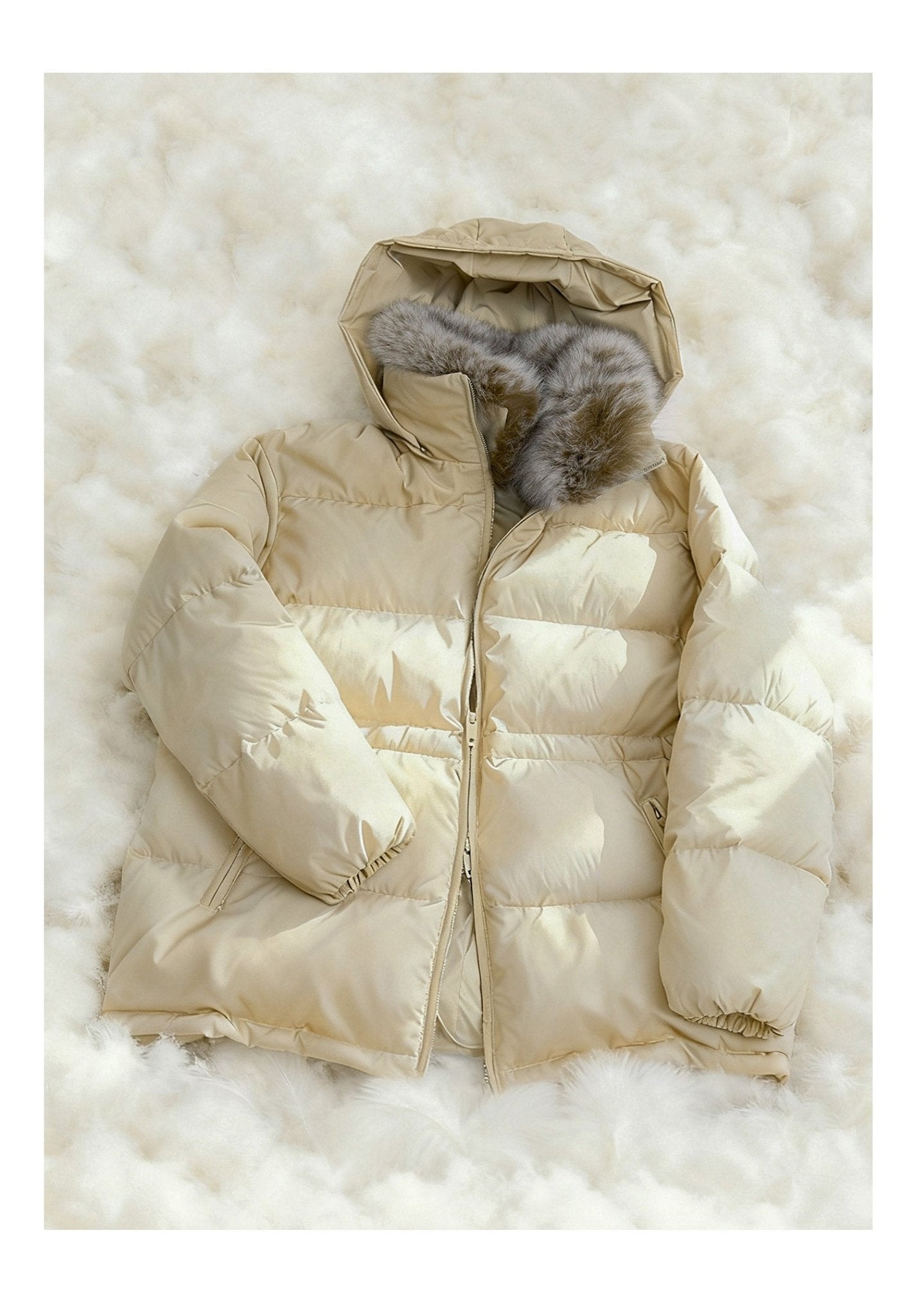 Firelady Fur Women's Fur - Trim Down Parka | Detachable Fox Fur Hood &amp; 90% White Goose Down Fill“Frost Wild” - variant_title