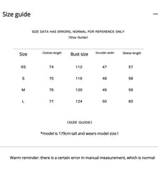 Firelady Fur Oversized Leather Blazer size chart