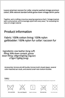 Firelady Fur Hearthside Simmer down parka product details image
