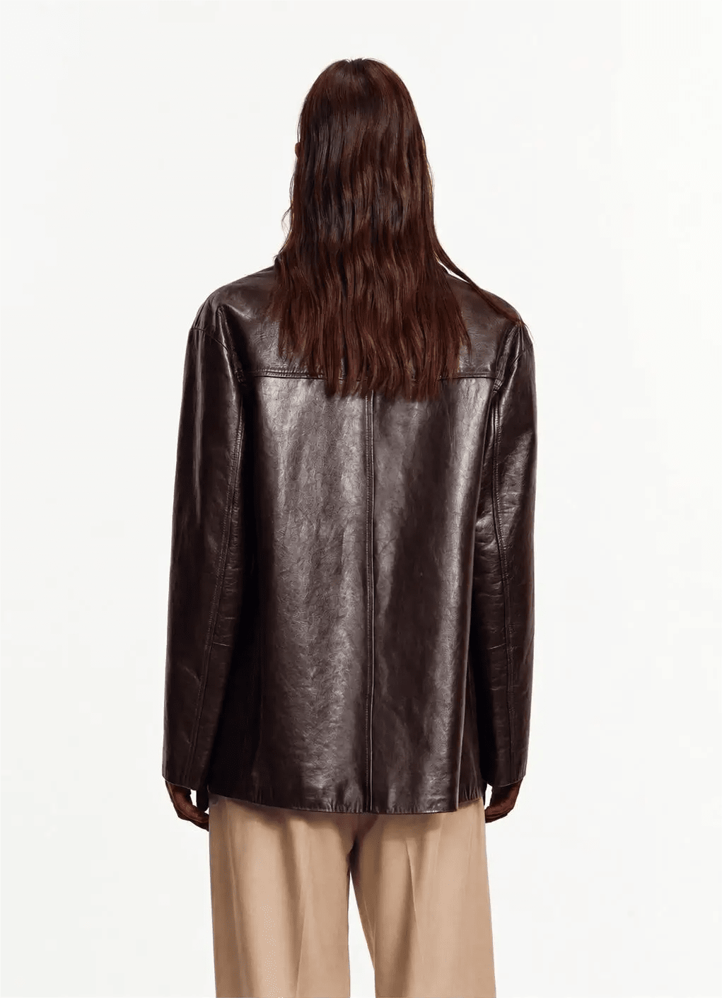 Firelady Fur Women‘s Leather Biker Jacket in British Imported Vintage Waxed Lambskin “Heartland Echo”Firelady Fur