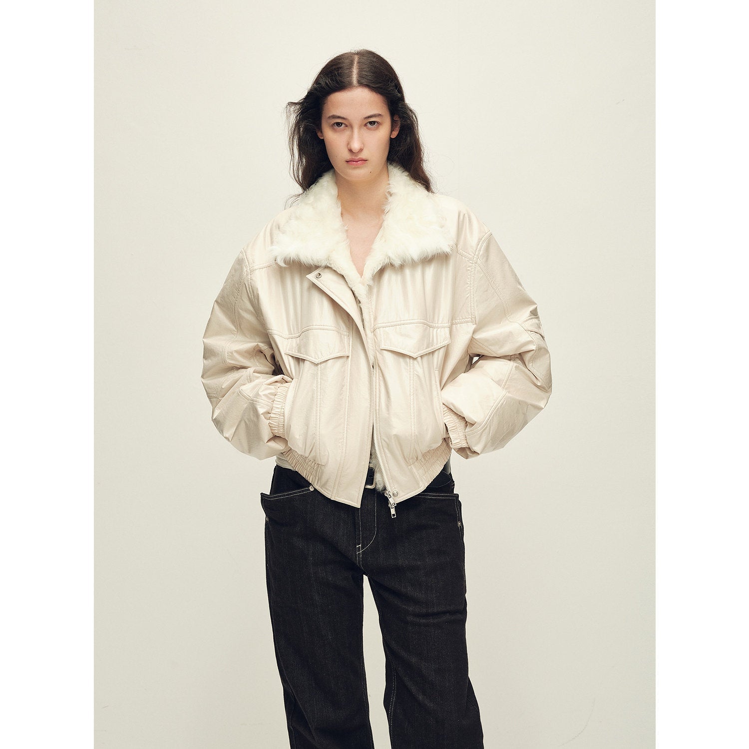 Firelady Fur Women's Multi - Color Fur Collar Parka - Pilot Jacket Style "Serene Heat Island" - variant_title