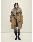 Firelady Fur Women's OVERSIZE Raccoon Fur Down Parka with Multi - Wear Design "Swan Feather Collection" - variant_title