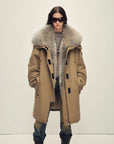 Firelady Fur Women's OVERSIZE Raccoon Fur Down Parka with Multi - Wear Design "Swan Feather Collection" - variant_title