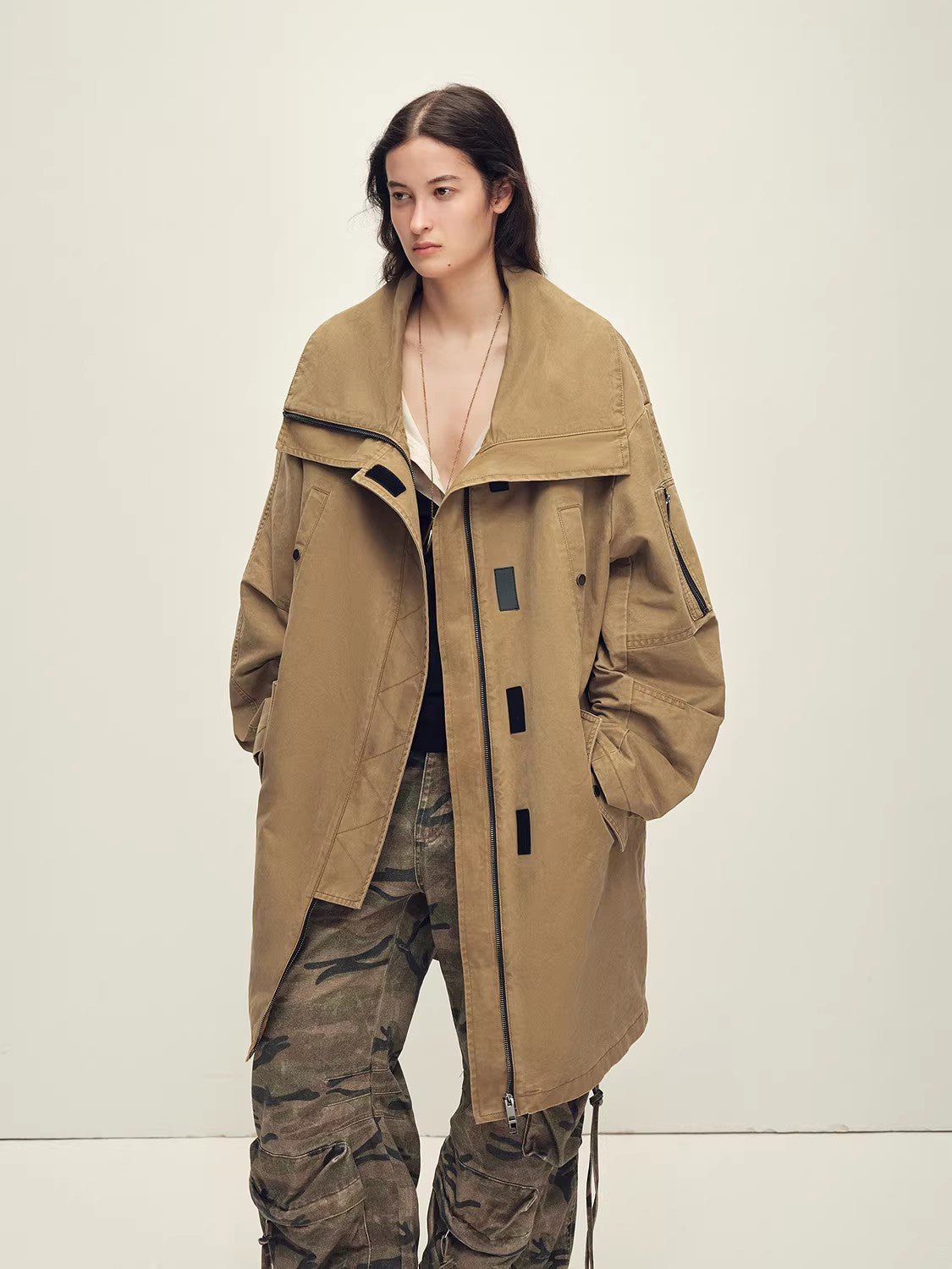 Firelady Fur Women's OVERSIZE Raccoon Fur Down Parka with Multi - Wear Design "Swan Feather Collection" - variant_title