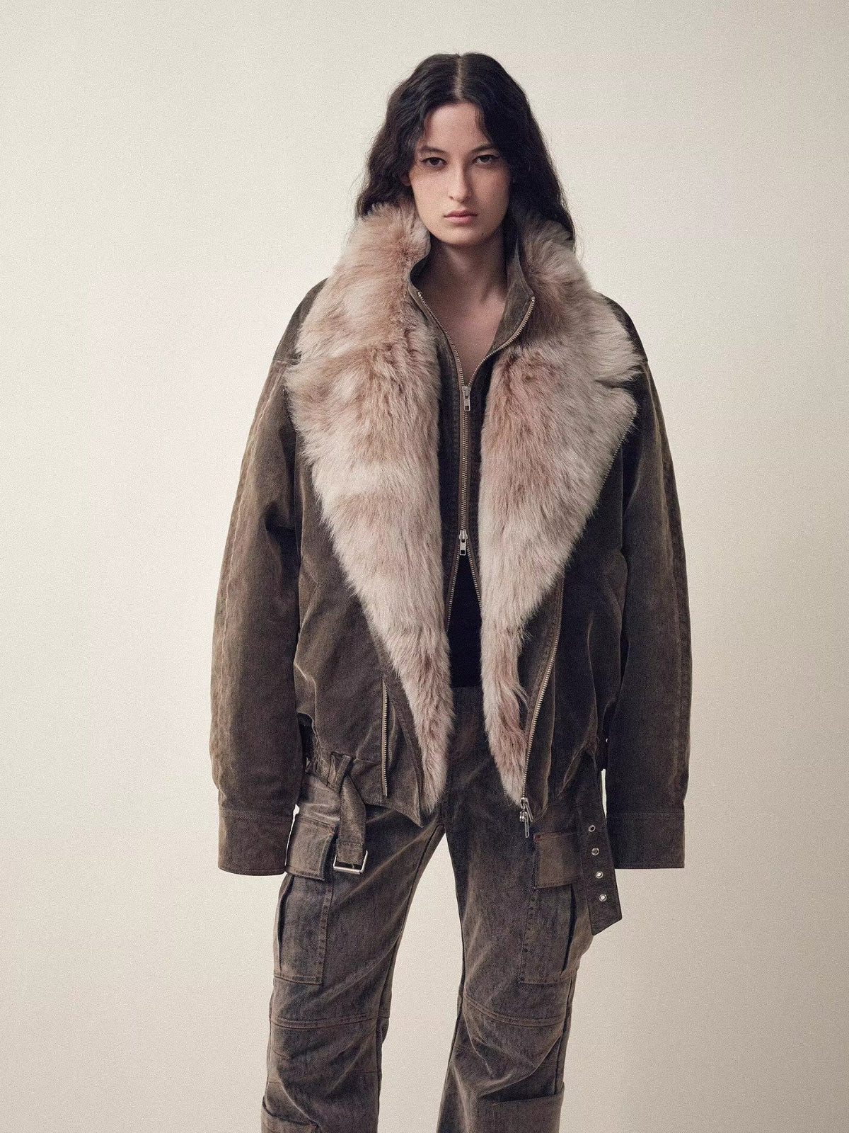Firelady Fur Song of the North Toscana fur down jacket product view