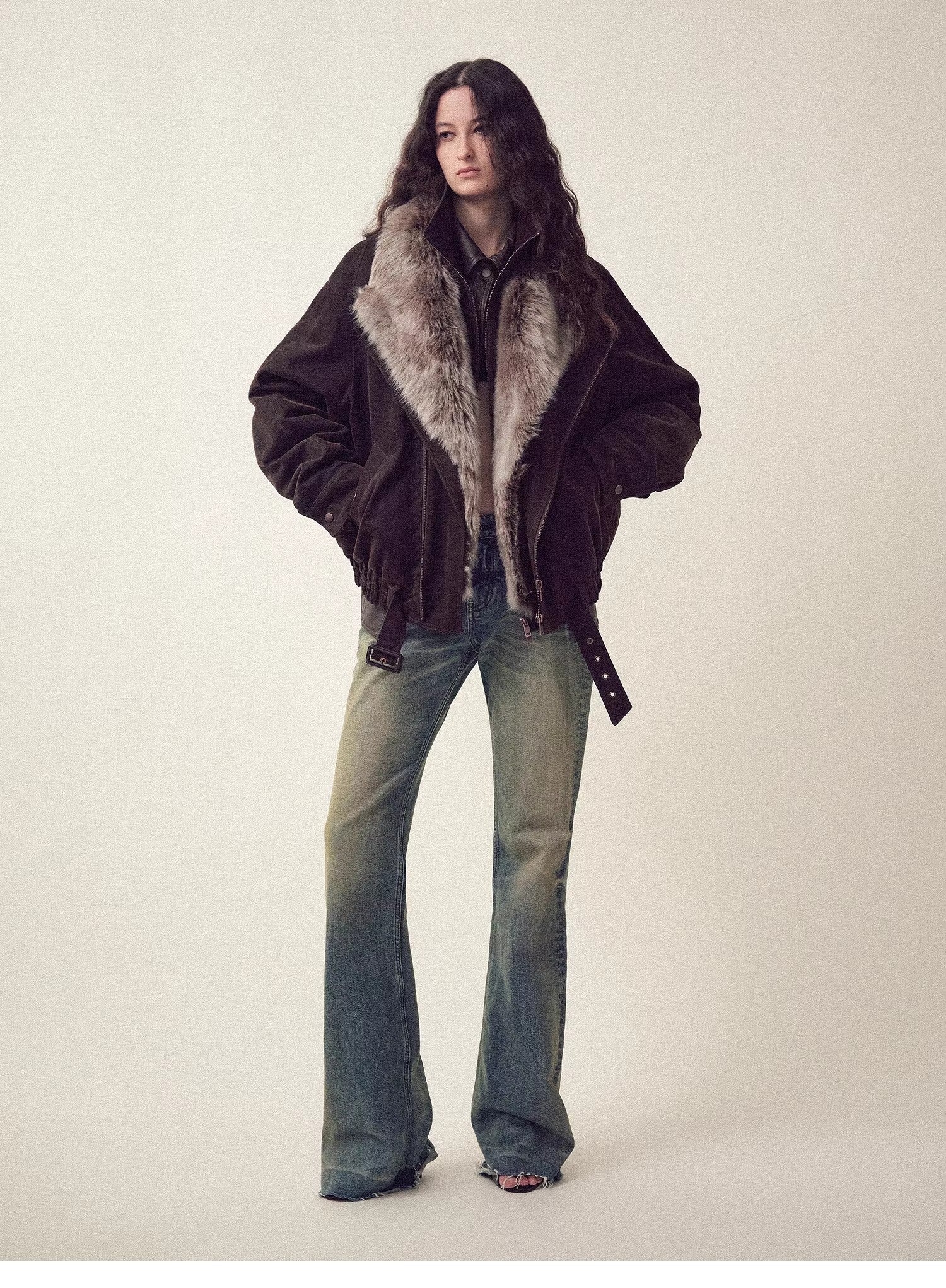 Firelady Fur Women's parka fur coat Two - tone Toscana down jacket “Song of the North” - variant_title