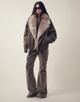 Firelady Fur Women's parka fur coat Two - tone Toscana down jacket “Song of the North” - variant_title