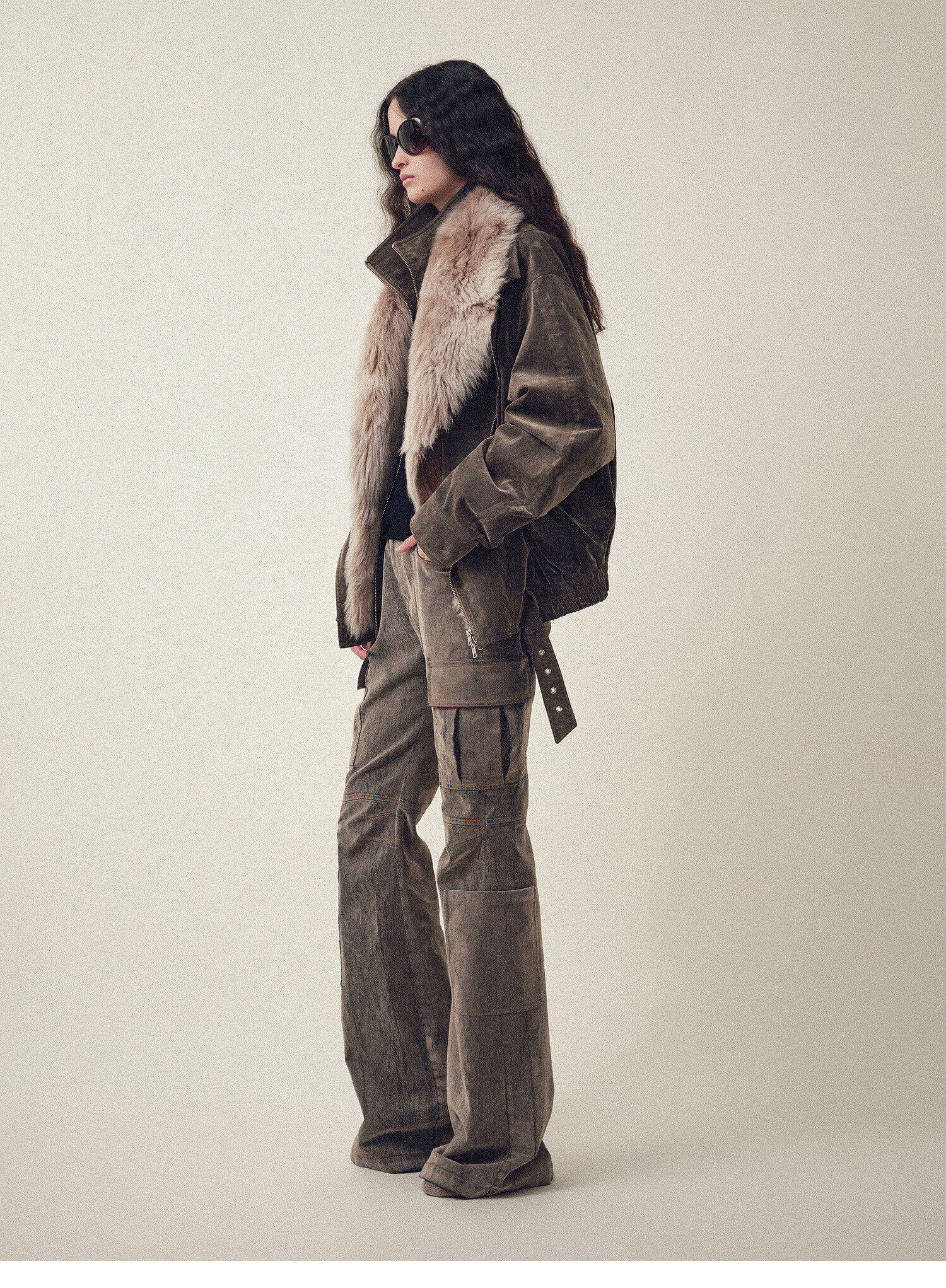 Firelady Fur Women's parka fur coat Two - tone Toscana down jacket “Song of the North”Firelady Fur
