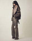 Firelady Fur Women's parka fur coat Two - tone Toscana down jacket “Song of the North”Firelady Fur