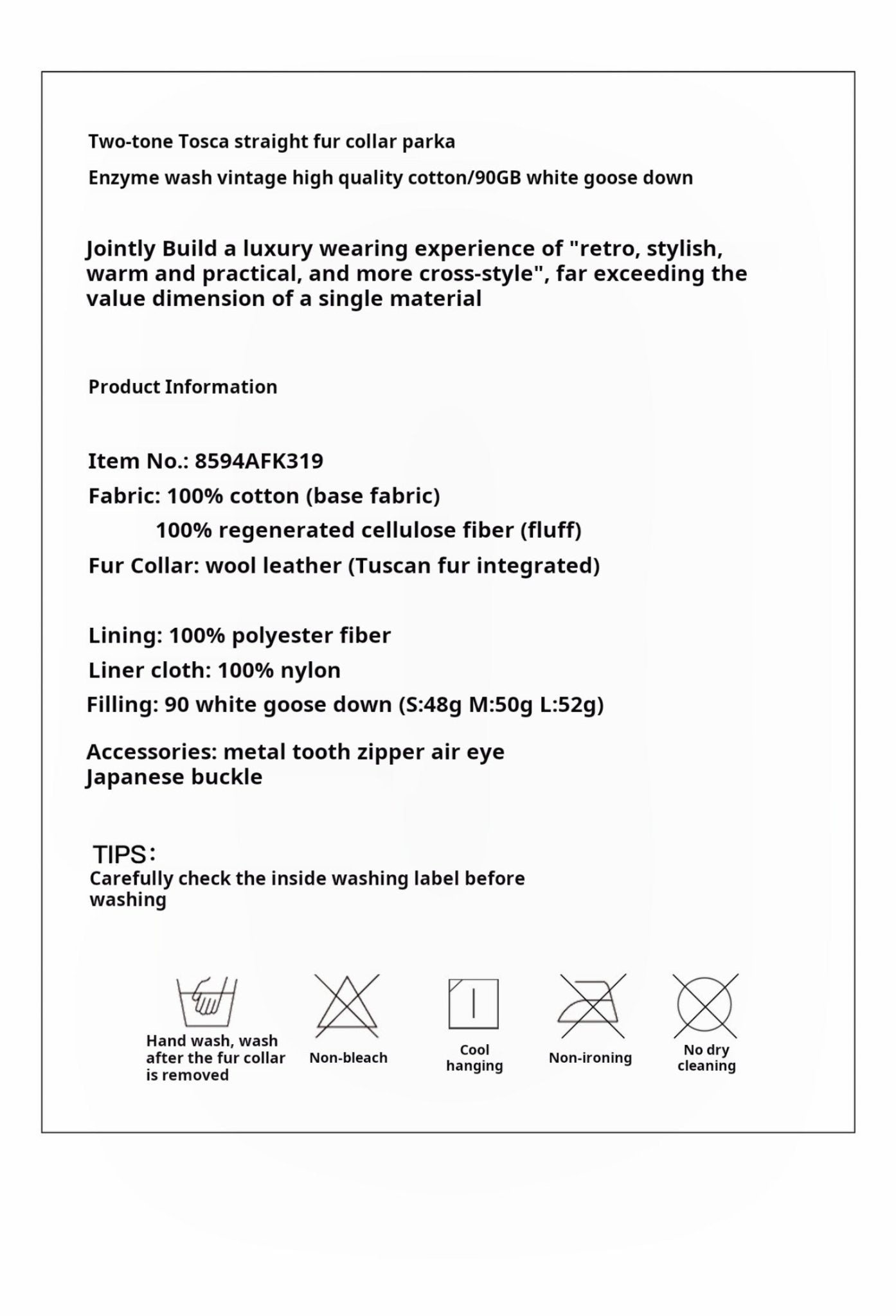 Firelady Fur Women's parka fur coat Two - tone Toscana down jacket “Song of the North” - variant_title