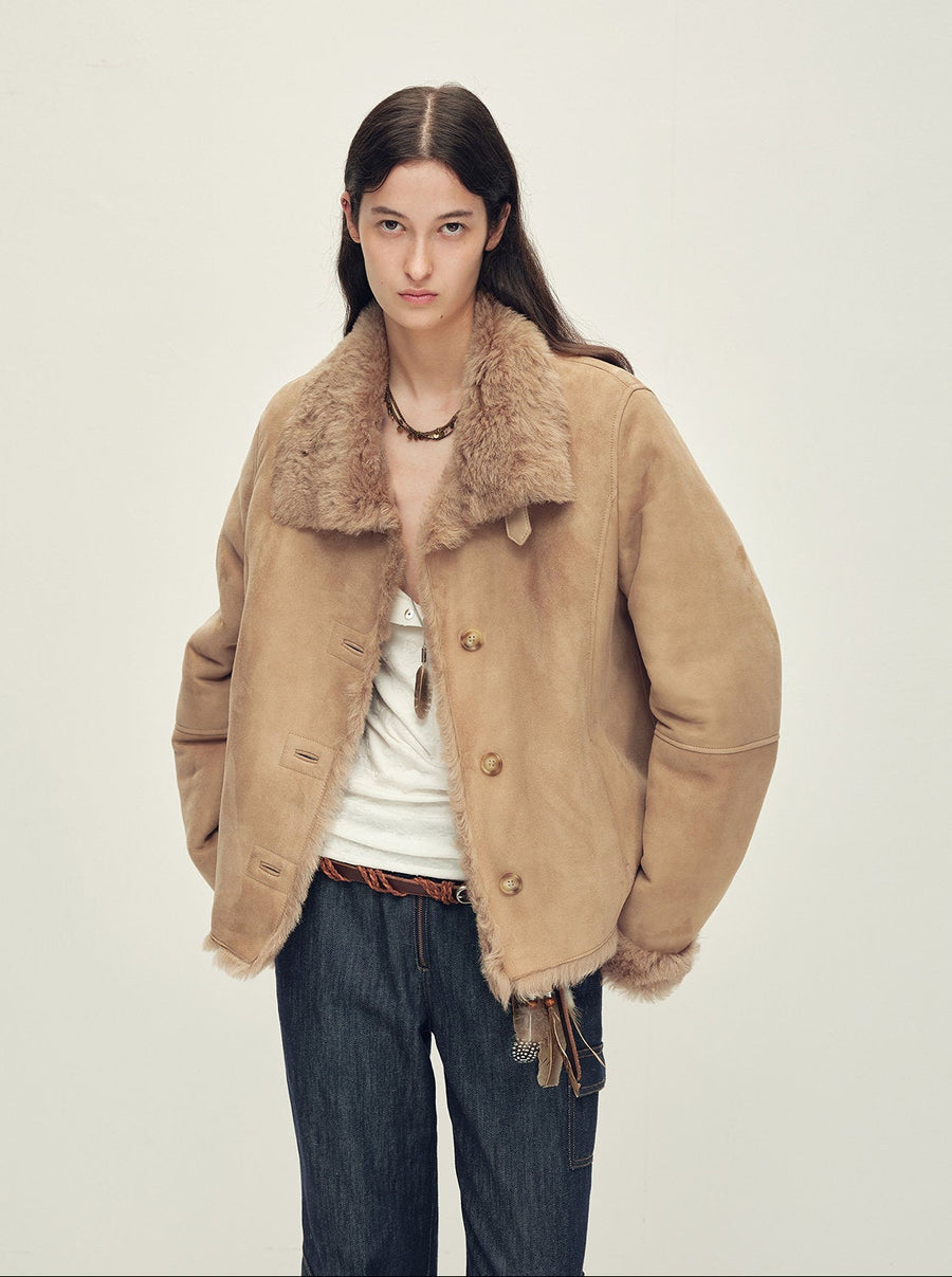 Firelady Fur winter mochi shearling collection visual for material-specific care planning