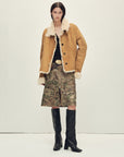 Firelady Fur Women’s Shearling Coat Crafted with Italian Contrast Suede & Tuscan Shearling“Winter Mochi” - variant_title